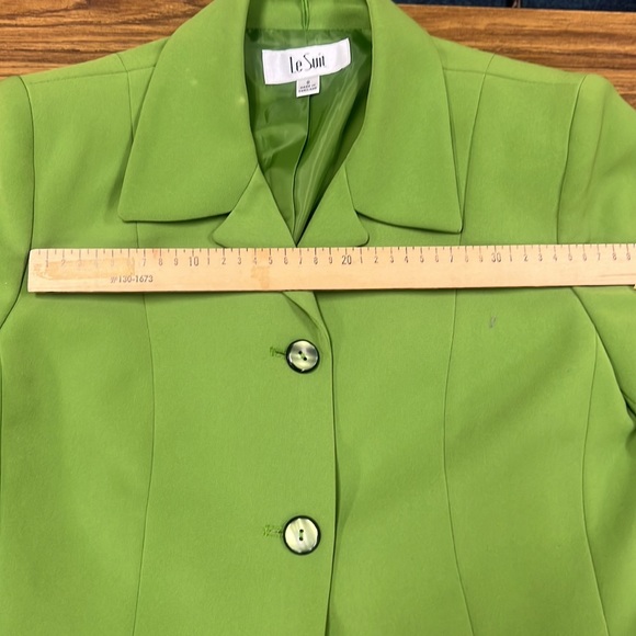 Lime Green Blazer - Picture 4 of 6